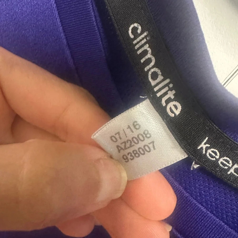 Adidas Purple Short Sleeve Tee